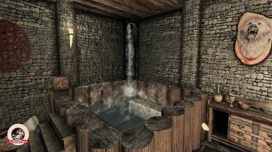 Skyrim romance in 4k nextgen hentai bath time