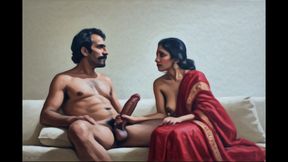 Desi village hot maid fucked by her boss, desi sexy girl full night fucking hard
