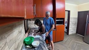 knead me like that: baking gets a little distracting