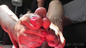 Oiled Up Foot Teaser