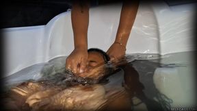 Foot Licking, Face Sitting, and Underwater Control – A Slave’s Deep Obedience (high res mp4)