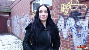 german scout - huge ass german tattoo model mandy heart pick up for casting fuck