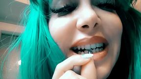 nerdy giantess swallow you