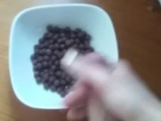 boy cum in breakfast