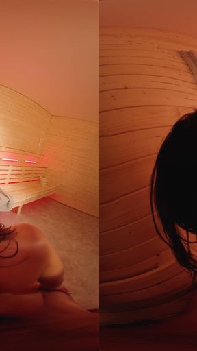 Secret Fuck in a Sauna - Virtual Real Porn   Clip 2