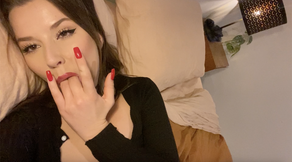 Brunette Petite Girl Wants to Help You With Your Morning Wood