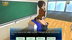 Teachers Strict Discipline Turns Steamy as Student Gets Gold Showers After Spankings