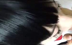 Japanese CD giving a wet bj