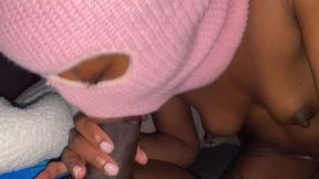 Ebony Slut Gets BBC Down Her Throat