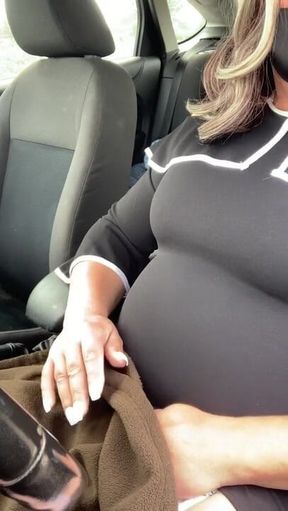Kelly cd in black dress and white stockings heels