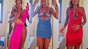 j essaie toutes mes nouvelles petites robes d etes pour toi dit moi la qu ...