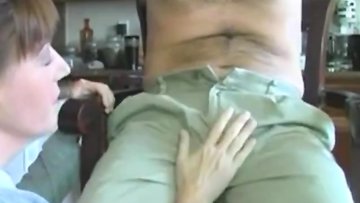 mom panty handjob