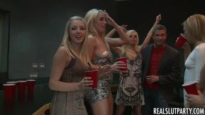 Biggest Fans, Or Groupies? - blonde bitches Britney Amber and Kylee Reese get to shag their favorite performers