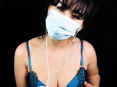 Masked ASMR NSFW Cumming On Camera