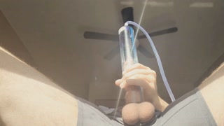 Penis Pumpin My Perfect Sized 7 1/2 inch Thick Cock, Big Balls an Extra.