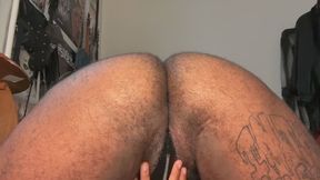 Soaking My Leather Thong (Bullet Vibrator Orgasm)