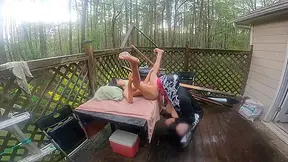 Fucking In A Thunder Storm! With Lina Paige And Sissy Crossdresser