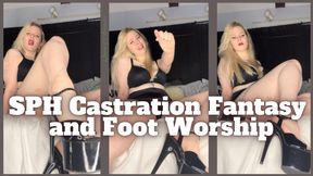 SPH Castration Fantasy and Foot Worship