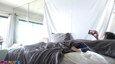 La stepsister fucks her stepson to help him with his porn addiction