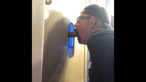Chocolate Cock Gloryhole Delight