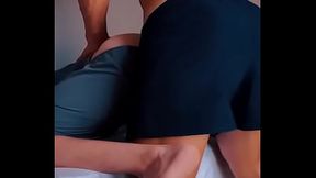 compa&ntilde_ero de cuarto llega borrache de la fiesta toma mi culo y me hace su puta