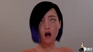 EMO cutie takes her stepfathers BBC at a cheap motel