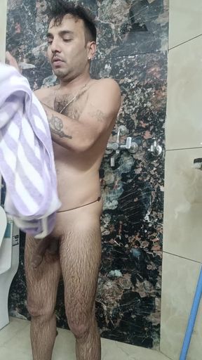 Indian desi man enjoy masterbation show with neighbour uncle and dildo vibrator