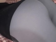 Thicc femboy farts in leggins OwO 🍑💨