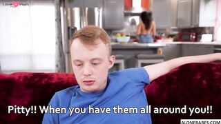 Topless Chef Alyssia Vera - Step-Mother Cooking Breakfast For Her Stepson