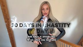 30 Days in Chastity – Day 18 – English Subtitles