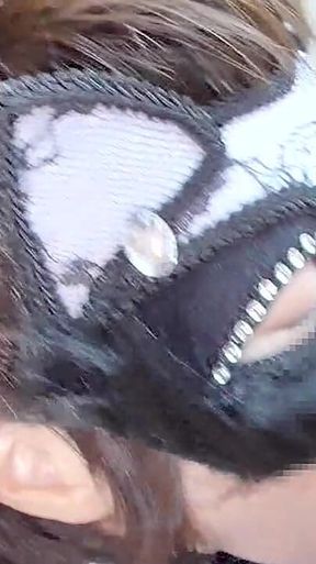 Mayu No55 Cosplay, Cat Mask, Lewd Patterns, White Eye Orgasm, 2 Hole Sex, Nipple Piercing, Squirting, Convulsions