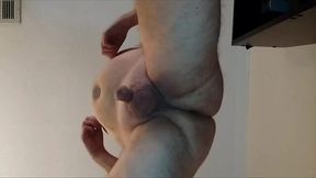 Chub Shows Off Micro Penis and Cums with Vibrator