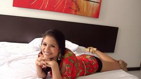 ”Petite Colombian teen is here for blowjob & big dick guy face banged sexy girl”