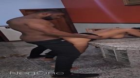 Naughty secretary gives boss a blowjob before meeting.