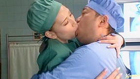 Things get hot in the hospital when doctor Ai Sayama shows her ass
