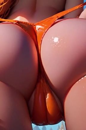 Rapunzel Cameltoe Pussy and Bouncing Big Ass! Booty Ai Free