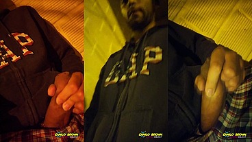 Jerking Off Outside Close Up Cum Almost Got Caught - Camilo Brown