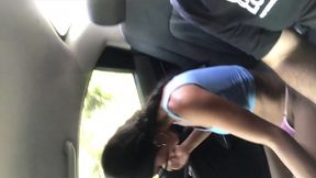 I ask an Uber driver to masturbate my pussy on the way home.