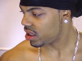 Big black hairy cock masturbation