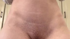 Girl With Big Ass and Perfect Breasts trying on panties ????