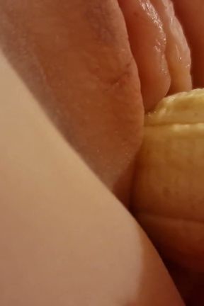 Eating a Banana in a Fetish Style