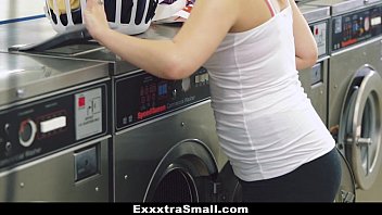 ExxxtraSmall - Petite Teen (Cali Hayes) Fucked in Laundromat
