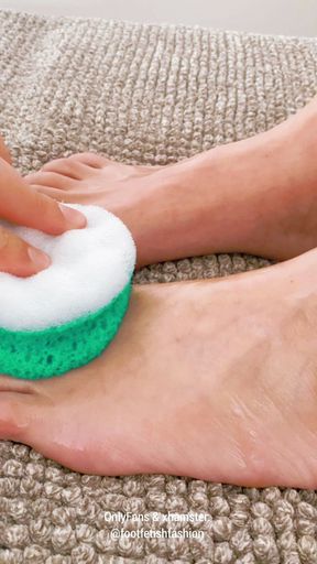 My first massage with oil