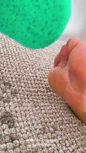 My first massage with oil