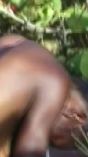 Newly Wed Interracial Couple Outdoor Public Sex In University Grounds, Black Babe Gets Creampie   Clip 1