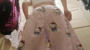 Sexy and Naughty MILF Tries on Naked Clothes. Latina with Hairy Pussy Tries on Clothes