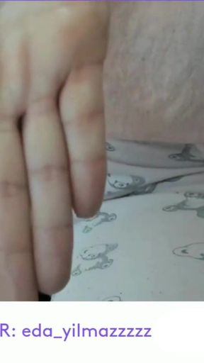 Captivating moment from &quot;TALKING- I CUM IN PAJAMAS- MASTURBATION- PUSSY FINGERING- MOANING- TURKISH MILF- TURKISH PORN-&quot;
