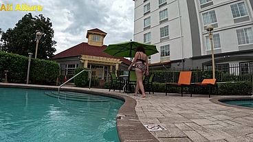 Ali Allure Fucks a Stranger At The Pool