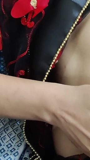 Key moment from &quot;Mallu guy and Indian sexy desi hot tamil aunty in saree having sex and blow job - Dirty talk&quot;