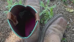 Trying to wear some holes in these socks